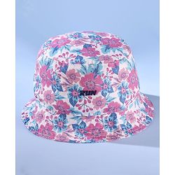 Pine Kids Summer Caps Floral Print -  Multicolor