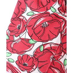 Pine Kids Terry Knit Mid Thigh Length Shorts Floral Print - Multicolor