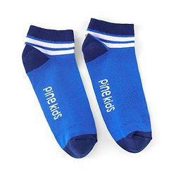 Pine Kids Ankle Length Socks Logo Design Pack of 3 - Multicolor