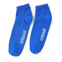 Pine Kids Ankle Length Socks Logo Design Pack of 3 - Multicolor