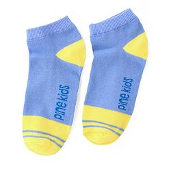 Pine Kids Ankle Length Socks Logo Design Pack of 3 - Multicolor