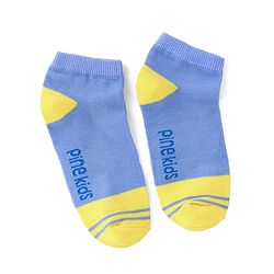 Pine Kids Ankle Length Socks Logo Design Pack of 3 - Multicolor