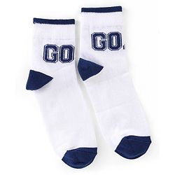 Pine Kids Knit High Ankle Length Socks with Text Design Pack of 3 - Multicolour