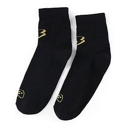 Pine Kids High Ankle Length Socks Text Print Pack of 3 - Multicolor