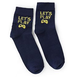 Pine Kids High Ankle Length Socks Text Print Pack of 3 - Multicolor