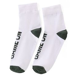 Pine Kids High Ankle Length Socks Text Print Pack of 3 - Multicolor