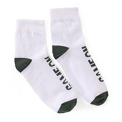 Pine Kids High Ankle Length Socks Text Print Pack of 3 - Multicolor
