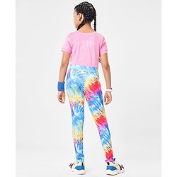Pine Active Full Length Super Stretch Leggings Text Print - Multicolour