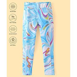 Pine Active Full Length Super Stretch Leggings Marble Print - Multicolour
