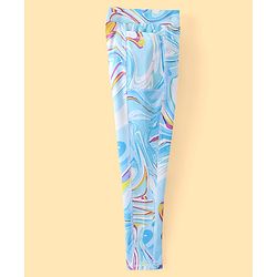 Pine Active Full Length Super Stretch Leggings Marble Print - Multicolour