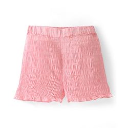 Pine Kids Cotton Woven Sleeveless Solid Color Top & Shorts Set - Pink