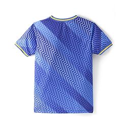 Pine Active Half Sleeves All Over Printed T-Shirt and Shorts Set - Blue