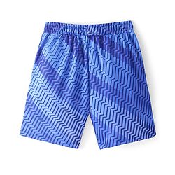 Pine Active Half Sleeves All Over Printed T-Shirt and Shorts Set - Blue