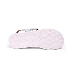 Pine Kids Velcro Closure Party Wear Sandals - Silver