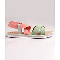 Pine Kids Back Strap Closure Sandals - Mint Green