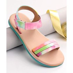 Pine Kids Sandals with Velcro Closure -  Multicolor