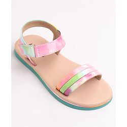 Pine Kids Sandals with Velcro Closure -  Multicolor