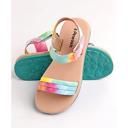 Pine Kids Sandals with Velcro Closure -  Multicolor