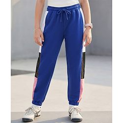 Pine Kids Cotton Knit Full Length Lounge Pant- Blue