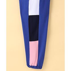 Pine Kids Cotton Knit Full Length Lounge Pant- Blue