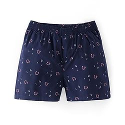 Pine Kids Cotton Elasticated Boxers Anchor Print Pack of 2 (Color May Vary)