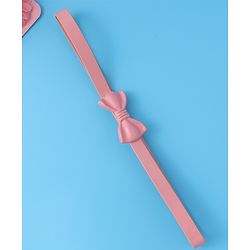 Pine Kids Belts with Bow Applique - Pink