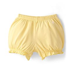 Pine Kids Cotton Lycra Mid Thigh Solid Panties & Bloomers Pack Of 3 - Multicolour