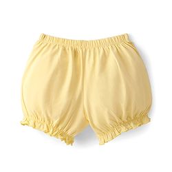 Pine Kids Cotton Lycra Mid Thigh Solid Panties & Bloomers Pack Of 3 - Multicolour