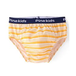 Pine Kids Cotton  Lycra Briefs Pack of 3  (Color May Vary)