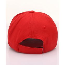 Pine Kids Marvel Cotton Summer Cap With Spiderman Graphics - Red