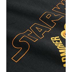 Pine Kids Lucas Cotton Knit Half Sleeve  T-Shirt & Shorts Set with Star Wars Graphics - Grey