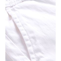 Pine Kids Cotton Elastane Full Length Solid Trouser Pant - White