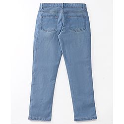 Pine Kids Full Length Denim Washed  Jeans - Light Blue