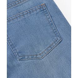 Pine Kids Full Length Denim Washed  Jeans - Light Blue