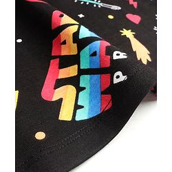 Pine Kids Lucas Cotton Half Sleeves Night Suit Star Wars Printed-Black