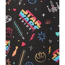 Pine Kids Lucas Cotton Half Sleeves Night Suit Star Wars Printed-Black