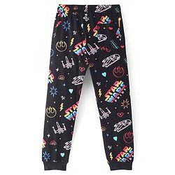 Pine Kids Lucas Cotton Half Sleeves Night Suit Star Wars Printed-Black
