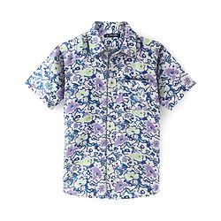 Pine Kids Viscose Woven Half Sleeves Shirt Print - Multicolor