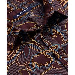 Pine Kids Viscose Woven Half Sleeves Printed Shirt - Multicolor