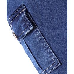 Pine Kids Denim Woven Full Length Washed Jogger Fit Jeans - Blue