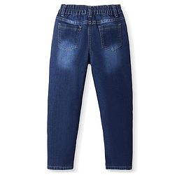 Pine Kids Denim Woven Full Length Solid Color Jeans - Navy Blue