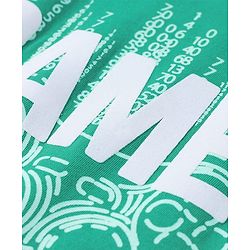 Pine Kids Cotton Knit Full Sleeves T-Shirt With Text Print - Mint