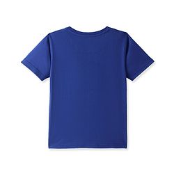 Pine Kids Cotton Knit Half Sleeves Text Printed T-Shirt - Navy Blue