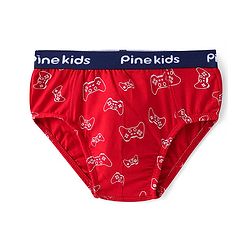 Pine Kids Cotton Lycra Knit Briefs Pack of 3 (Color & Print May Vary)