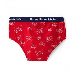 Pine Kids Cotton Lycra Knit Briefs Pack of 3 (Color & Print May Vary)