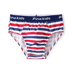 Pine Kids Cotton Lycra Knit Briefs Pack of 3 (Color & Print May Vary)
