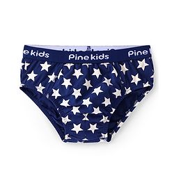 Pine Kids Cotton Lycra Knit Briefs Pack of 3 (Color & Print May Vary)