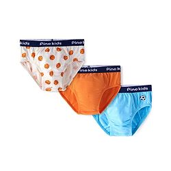 Pine Kids Cotton Lycra Briefs Pack of 3 (Color May Vary)