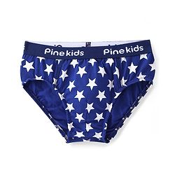Pine Kids Cotton Lycra Knit Briefs Pack of 3 (Color & Print May Vary)
