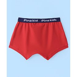 Pine Kids Cotton Lycra Solid Trunks Pack of 3 - ( Color May Vary)
